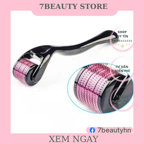 Kim tay tím 540 đầu Derma roller system dùng spa thẫm mỹ viện