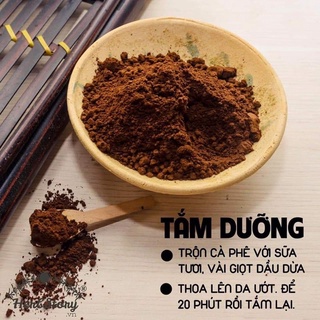 100g bột cà phê Handmade - tắm trắng sáng da mềm mịn