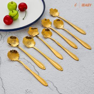 Bộ 8 muỗng cà phê, uống trà inox