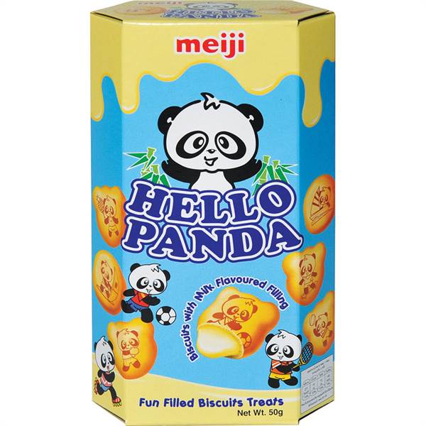 Bánh gấu Meiji nhân kem hộp 50g