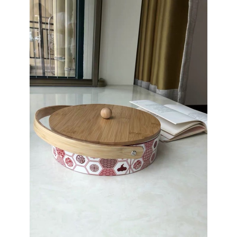 Hộp mứt gốm sứ cao cấp