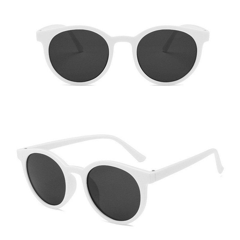 Kính râm nữ gọng tròn nhựa dễ thương