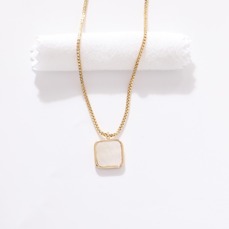 Dây chuyền SEAGLOCA hình vỏ sò sang trọng đơn giản phong cách Hàn Quốc