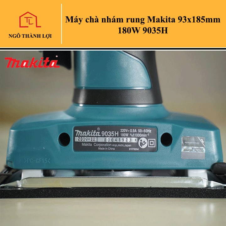 Máy chà nhám rung Makita 93x185mm 180W 9035H / 93x228mm 190W BO3710