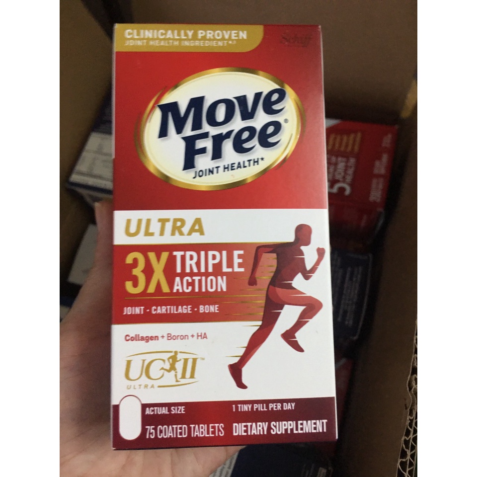 Bổ Xương Khớp Schiff Move Free 200 viên Joint Health Advanced Glucosamine Chondroitin move free 200v