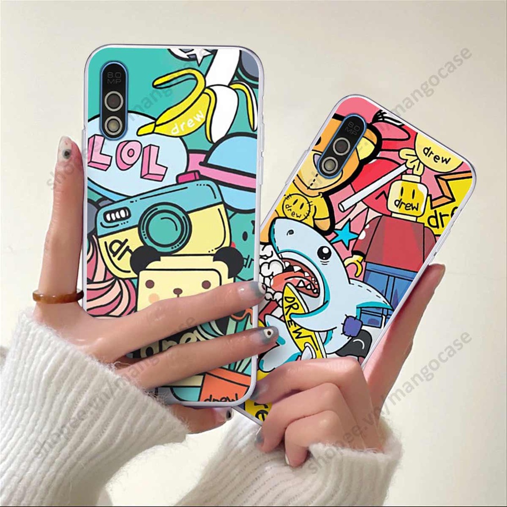 Ốp lưng điện thoại Vsmart Bee / Bee 3 drew, kaws, bape cao cấp, vỏ ốp rẻ đẹp