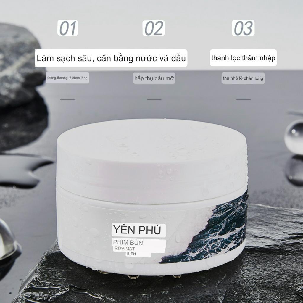 Mặt Nạ Đất Sét YANFU Hỗ Trợ Làm Giảm Mụn Đầu Đen Sạch Sâu Kiềm Dầu