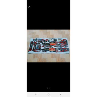 tem rời sirius thỏ rabbits (dán xe sirius đen)