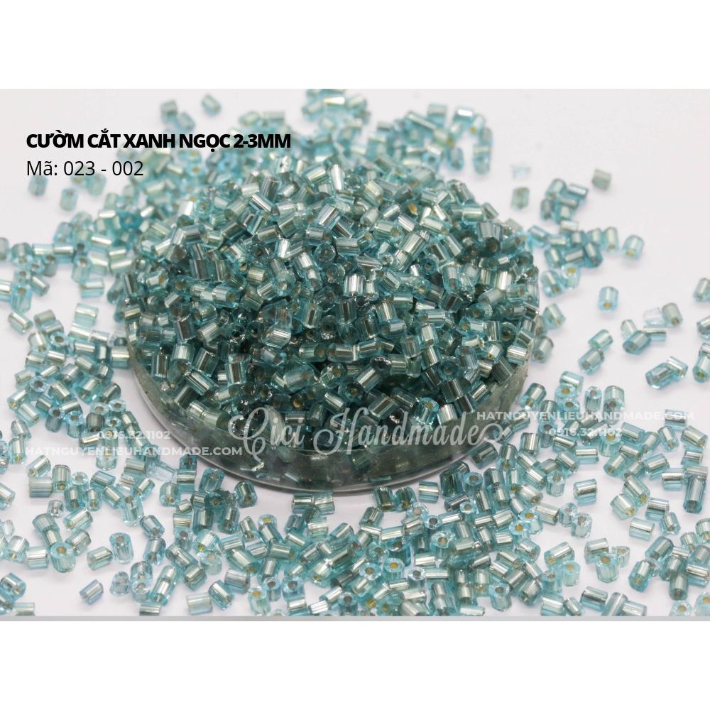 Cườm cắt 2-3mm gói 80g