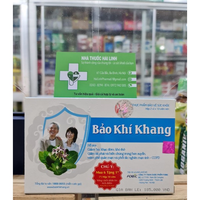 [CHÍNH HÃNG] BẢO KHÍ KHANG - Giảm ho hen khó thở