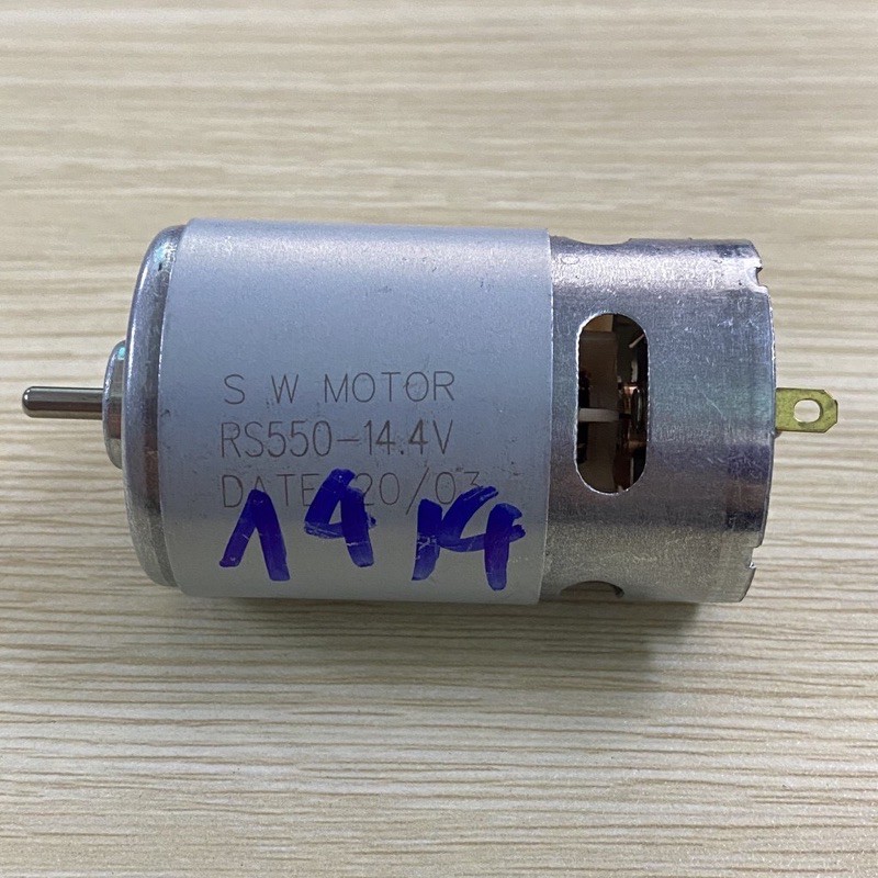 Motor dc rs550 thay thế máy khoan pin công suất cao