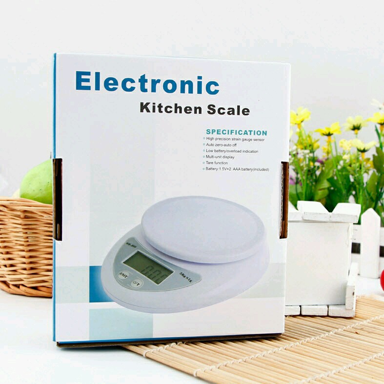 Cân tiểu ly điện tử nhà bếp mini cân định lượng thực phẩm từ 1 gam - 5kg, 10kg.Tiện Lợi Trong Nhà Bếp