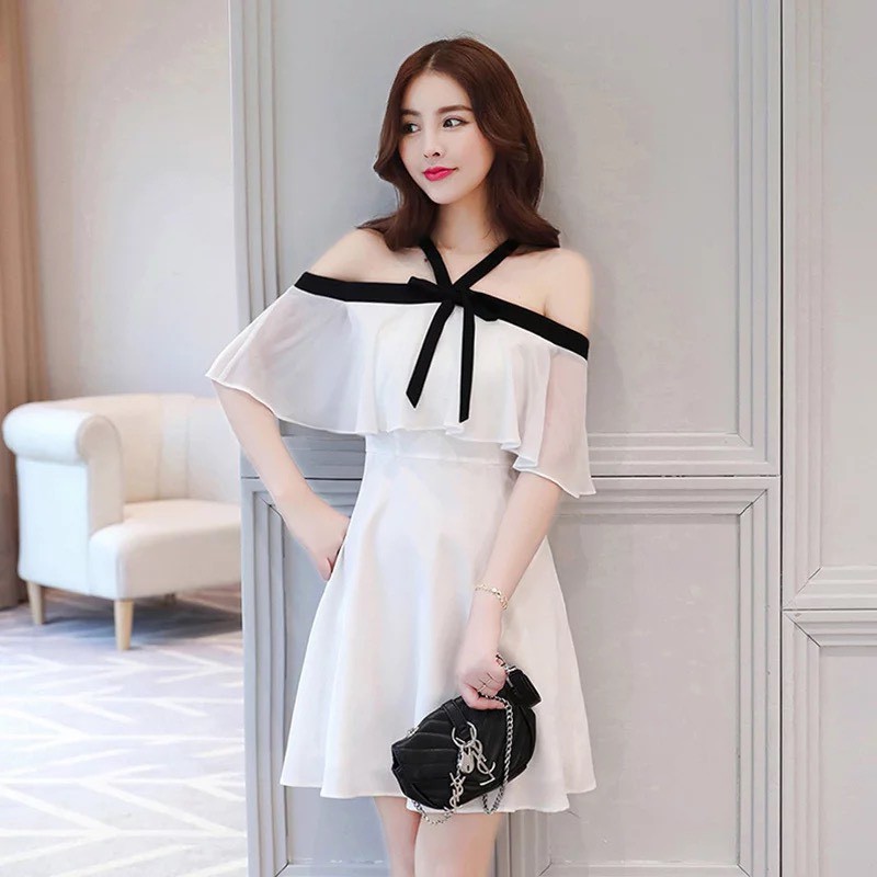 Đầm nữ voan 2 lớp tiểu thư hàng cao cấp