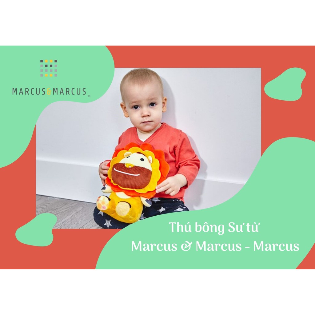 [Mã BMBAU50 giảm 7% đơn 99K] Thú bông sư tử cho bé Marcus &amp; Marcus, từ sơ sinh - Marcus