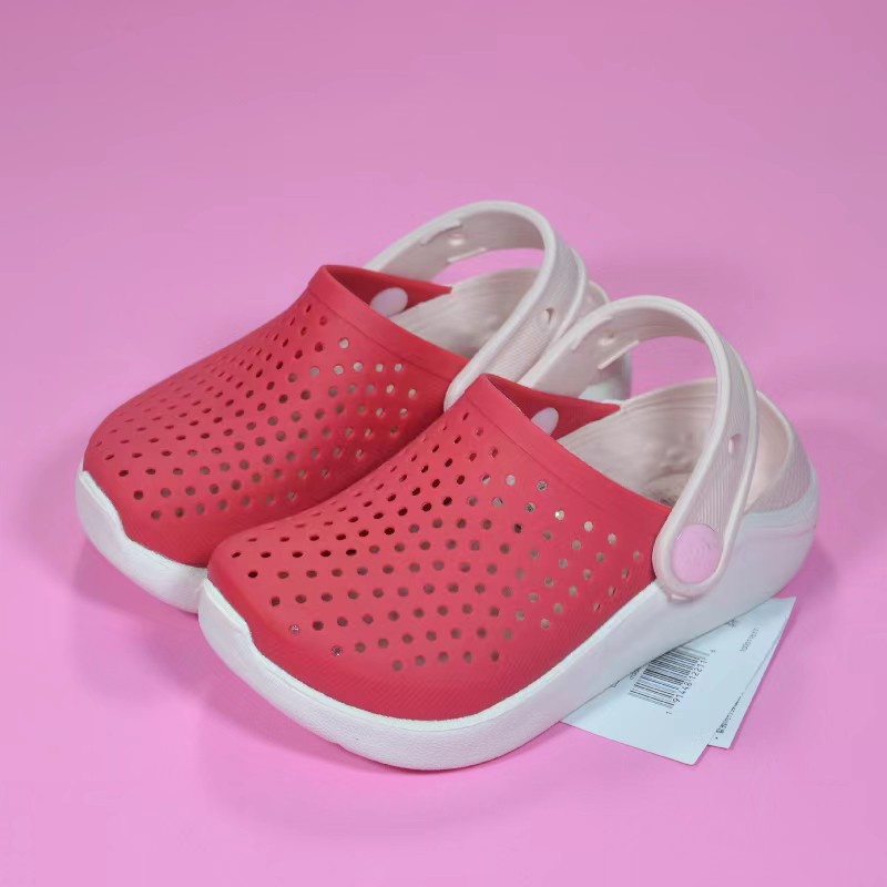 ☘ Dép Crocs Loại 3.0 Literide Kid (Tặng Jibbitz Sticker Full Box) - Cross, Dép Sục TN Medical