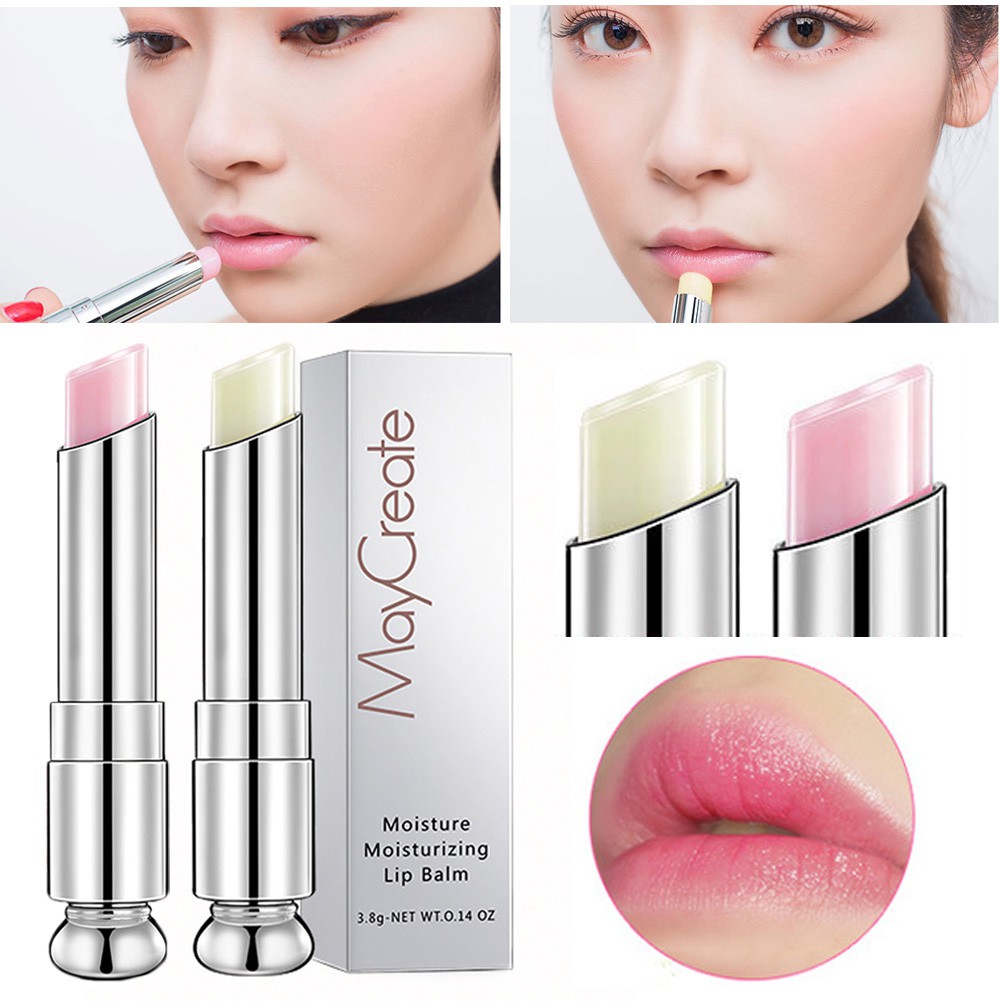 Son dưỡng môi MAYCREATE hương Dâu tây / chanh chăm sóc môi