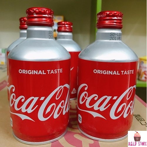 Coca Cola chai nhôm Nhật Bản chai 300ml
