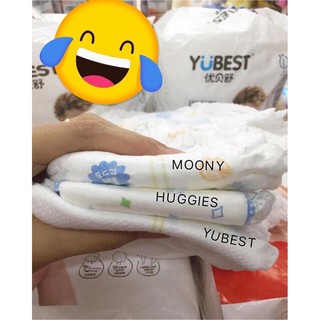 Bỉm Yubest Gold, Yubest Angel, Yubest Natural quần, dán size S180, M216, L192, L156, XL168, XXL144