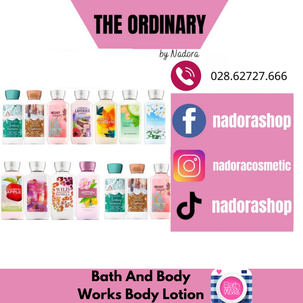 [Đủ Mùi] Dưỡng Thể - Body Lotion Bath And Body Works