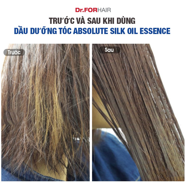 Chai xịt dưỡng tóc uốn nhuộm, tinh chất nuôi dưỡng và chăm sóc tóc Dr.ForHair Absolute Silk Oil Essence 100ml