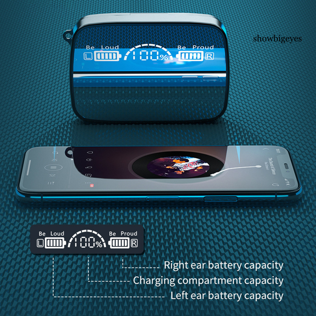 Tai Nghe Nhét Tai Sh-M M9 Tws Kết Nối Bluetooth 5.1 Điều Khiển Cảm Ứng