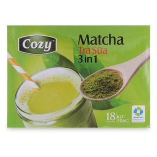 Trà sữa hoà tan Matcha Cozy 3in1 (18 gói)