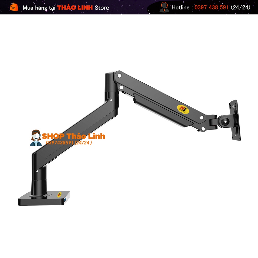 Giá Treo Màn Hình NB-G40 / Hỗ Trợ Treo Màn 22-40 Inch - Tải Trọng 15Kg / Model Mới 2022
