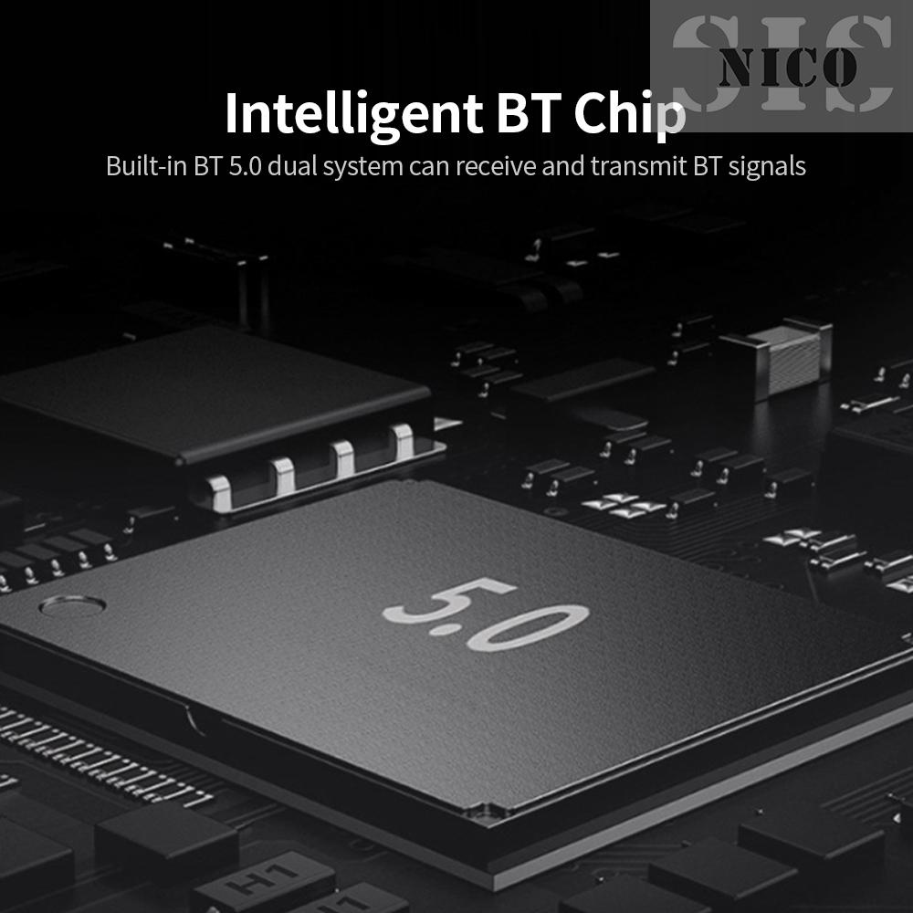 Bộ Chuyển Đổi Âm Thanh Không Dây Bt 5.0 2 Trong 1 Đen | BigBuy360 - bigbuy360.vn