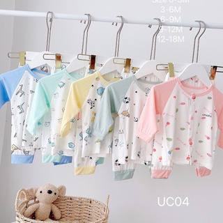 Bộ Sơ Sinh UnChi siêu mềm an toàn cho da bé