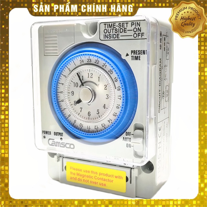 Công Tắc Đồng Hồ Hẹn Giờ Camsco TB35N