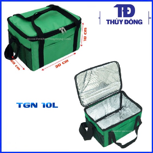 TÚI GIỮ NHIỆT GIAO HÀNG 10L dùng cho shipper hoặc túi đựng cơm văn phòng