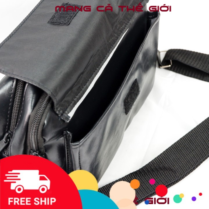 Túi đeo chéo nam nữ Unisex O.M.N.U ĐEN LOẠI 1 thời trang siêu nhẹ chống nước Mys Bag