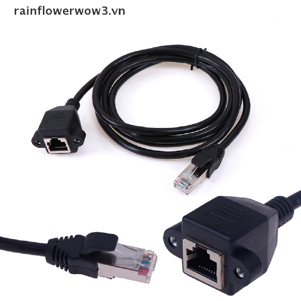 1 Dây Cáp Mở Rộng Mạng LAN Ethernet RJ45 Đầu Cắm Sang Ổ Cắm