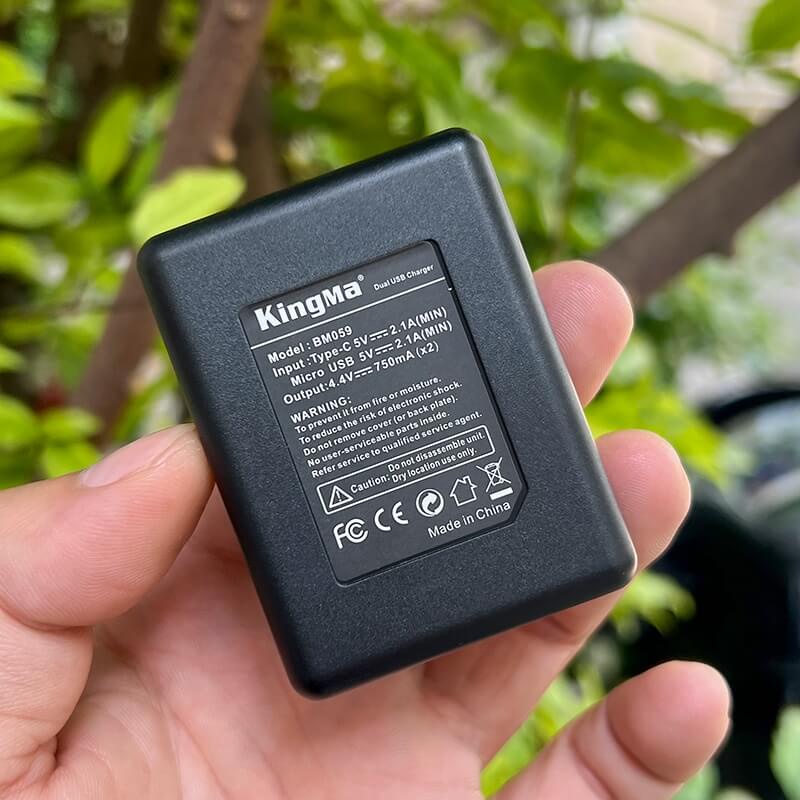 DOCK SẠC ĐÔI GOPRO 12 / 11 / 10 / 9 KINGMA