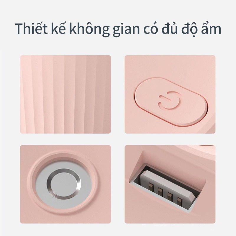 Máy Phun Sương Tạo Ẩm Dung Tích Lớn 420ml Máy Khuếch Tán Tinh Dầu Cao Cấp Giúpa Thơm Phòng &amp; Đuổi Muỗi