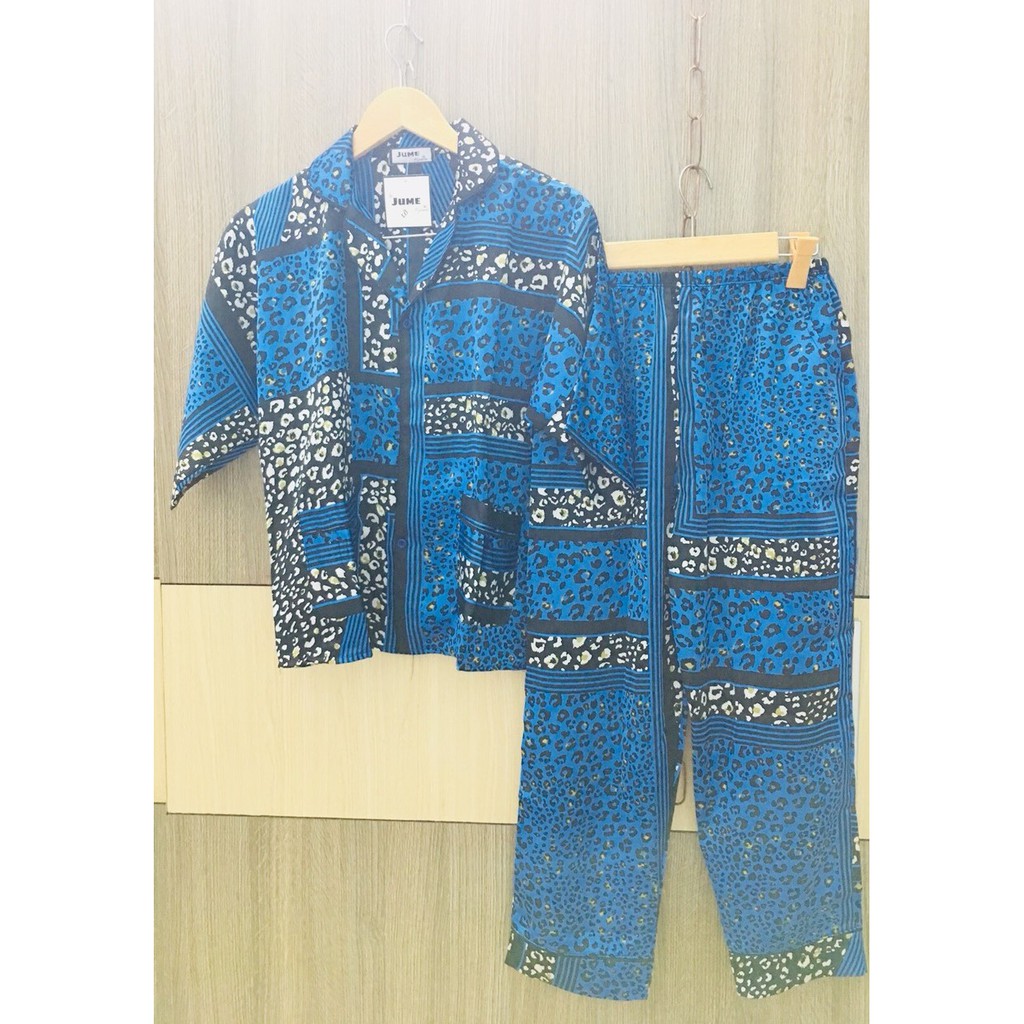 Đồ Bộ Lụa Satin - Tay Lửng Cánh Dơi Quần Dài