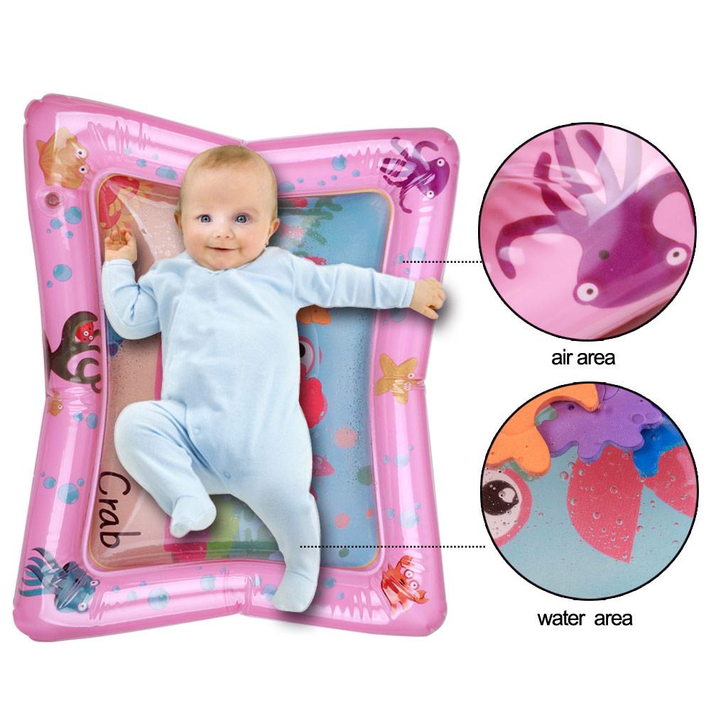 HAP Water Filled Play Mat Inflatable Baby Water Fun Cushion Playmat for Child