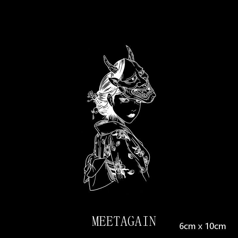 【MEET Magic Tattoo】Hình Xăm Dán Tạm Thời Chống Nước 6cm x 10cm Sang 15 Ngày M-006