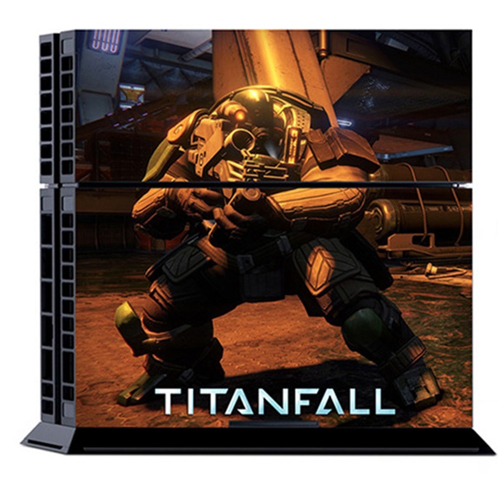 Decal dán trang trí bảo vệ máy chơi game PS4 hình trò chơi điện tử Titanfall