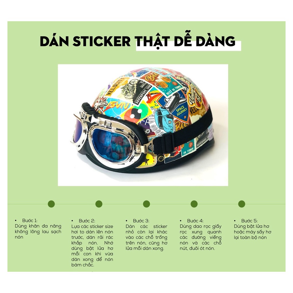 Hình sticker cute chống thấm nước dễ thương dán mũ bảo hiểm xe laptop vali sổ bình nước giày thể thao