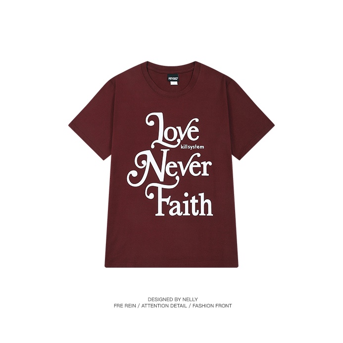 Áo phông Nelly Heybig tay ngắn - Love Never Faith