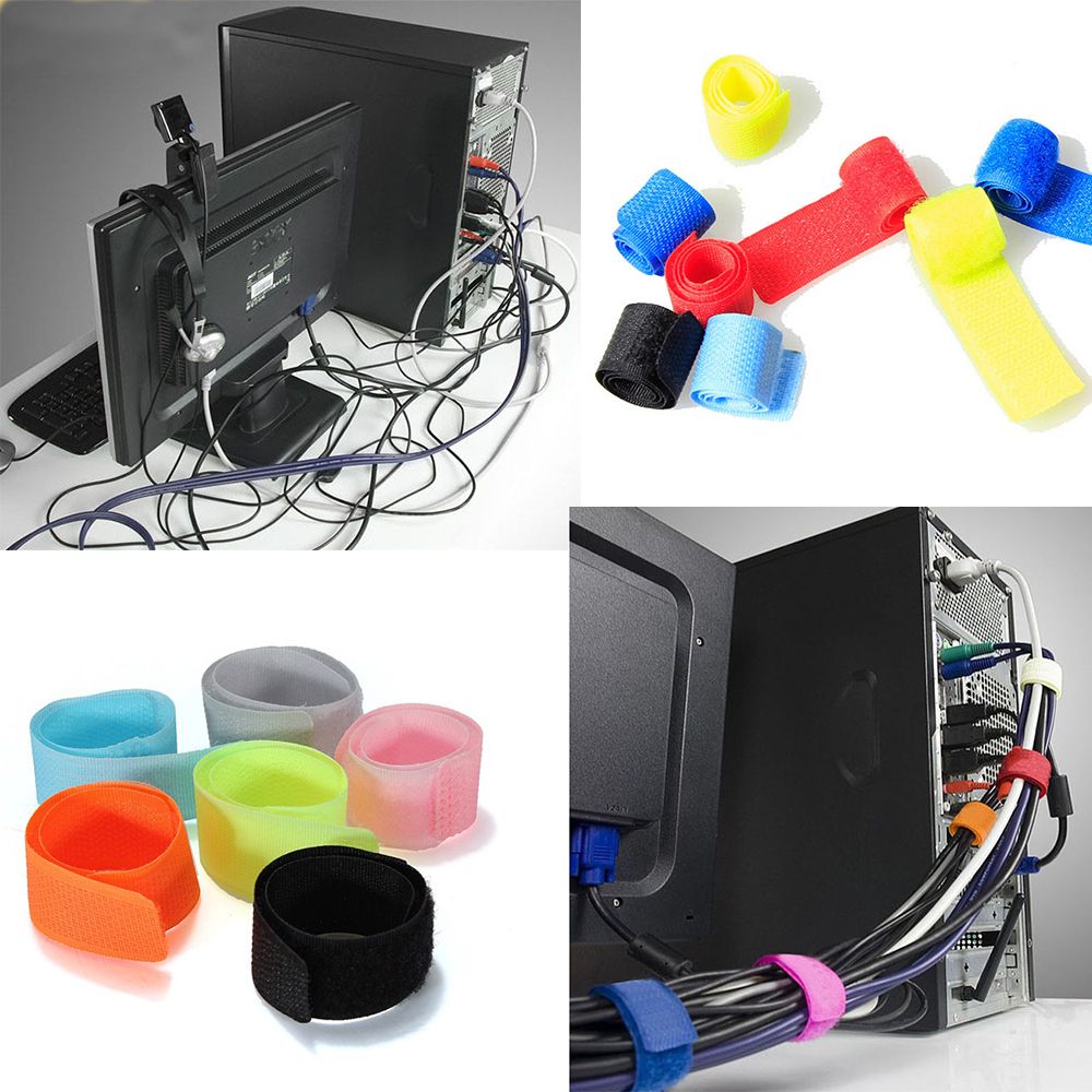 10 miếng dán giữ dây cáp gọn gàng tiện dụng