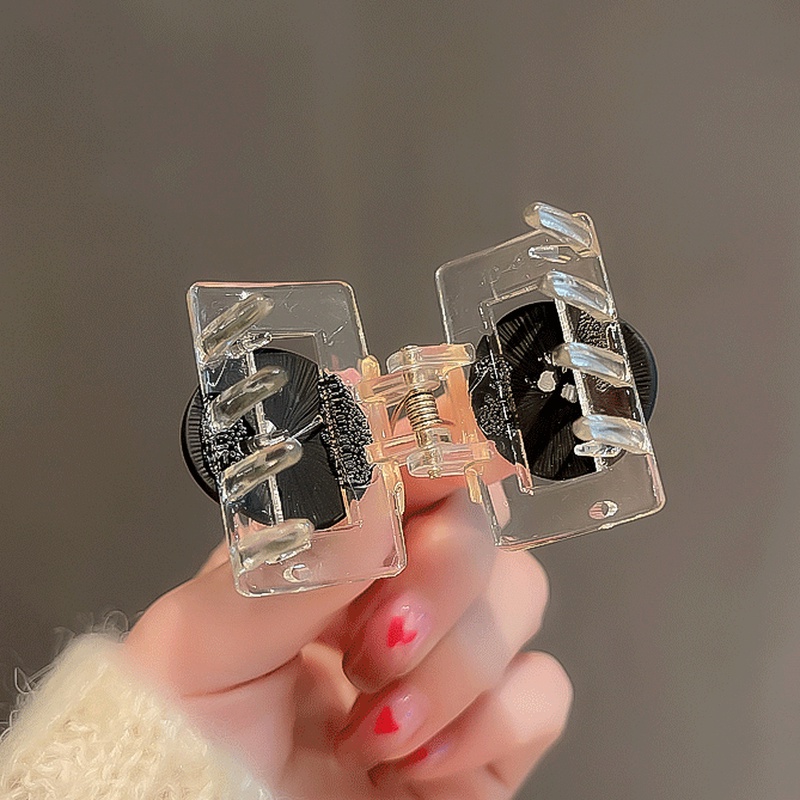 Kẹp tóc hình mặt cười bên hông phong cách thời trang Hàn Quốc cho nữ