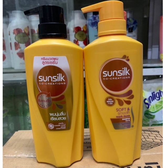 Dầu xả và dầu gội Sunsilk mềm mượt diệu kỳ 425g ( Thái Lan )