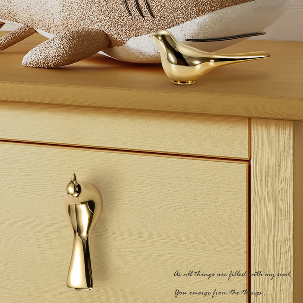 Tay nắm cửa hình chim xinh xắn tiện dụng