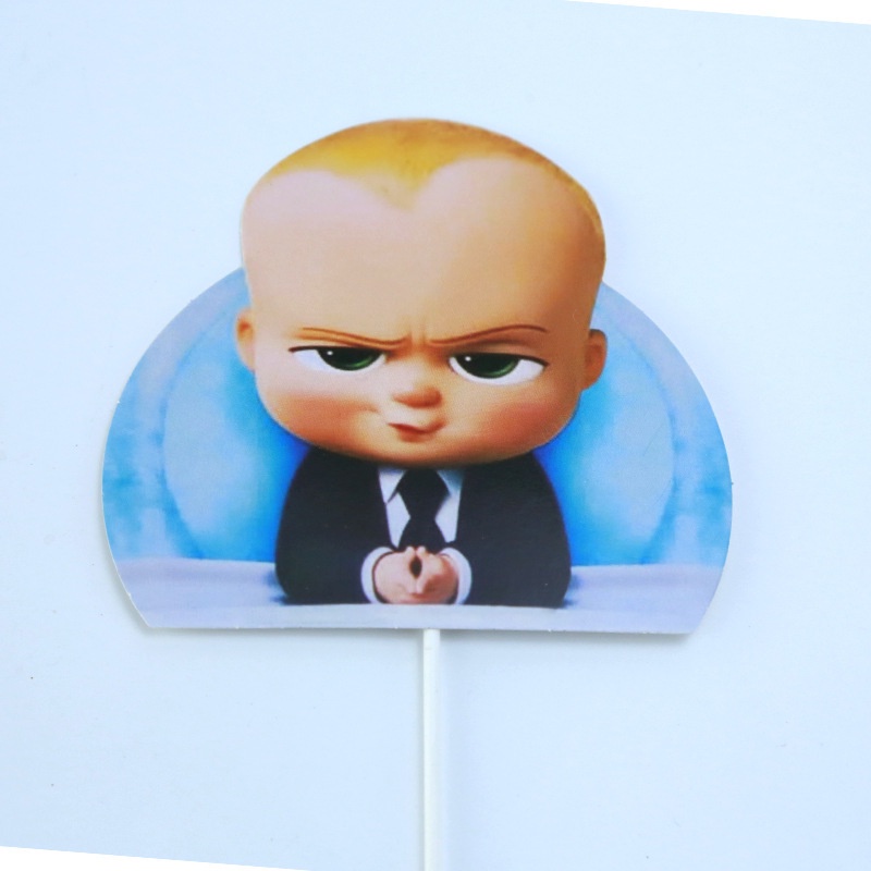 Set 7 Phụ Kiện Trang Trí Bánh Cupcake / Sinh Nhật Dễ Thương Cho Bé