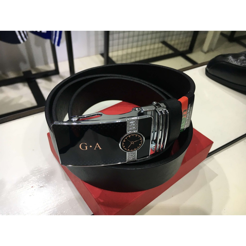 Dây lưng da nam mặt G.A Clock 2019