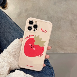 Dễ Thương Ốp Điện Thoại Tpu Mềm Chống Sốc Chống Trầy Xước Hình Quả Dâu Sáng Tạo Cho Iphone 11 Pro Max Xr / Xs / X 7 8 Plus 6 6s