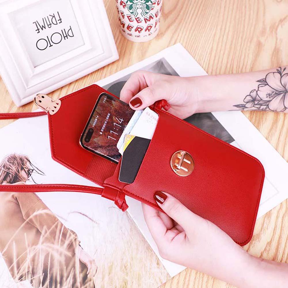 Túi Da PU Đeo Vai Đựng Điện Thoại Tiện Dụng