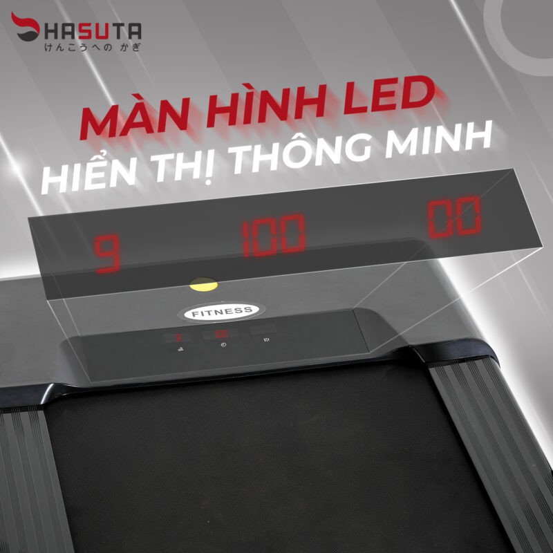 Máy chạy bộ mini, máy chạy bộ tại nhà mùa dịch cho người thích tập gym HTM MINI-01, bảo hành 24 tháng chính hãng